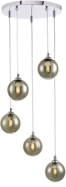 Dar Lighting modern függeszték federico csiszolt króm darfed0550-01