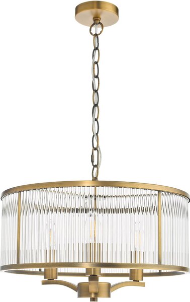 Dar Lighting glamour modern függeszték evelyn antik bronz dareve0363