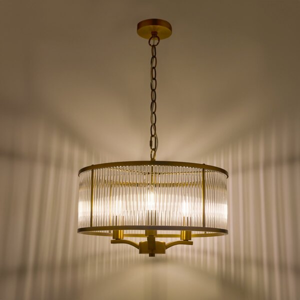 Dar Lighting glamour modern függeszték evelyn antik bronz dareve0363