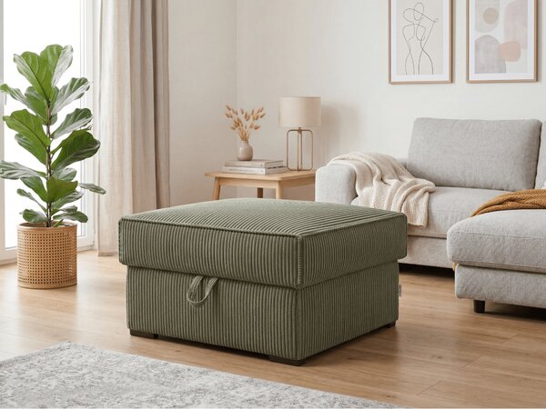 Taburet SMART COSARO tárolóhellyel 65x65 cm, mentás