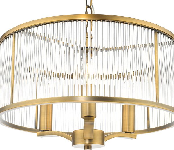 Dar Lighting glamour modern függeszték evelyn antik bronz dareve0363