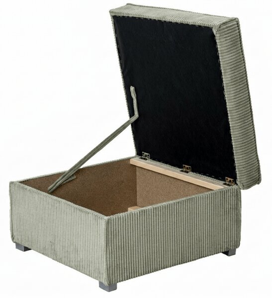 Taburet SMART COSARO tárolóhellyel 65x65 cm, mentás
