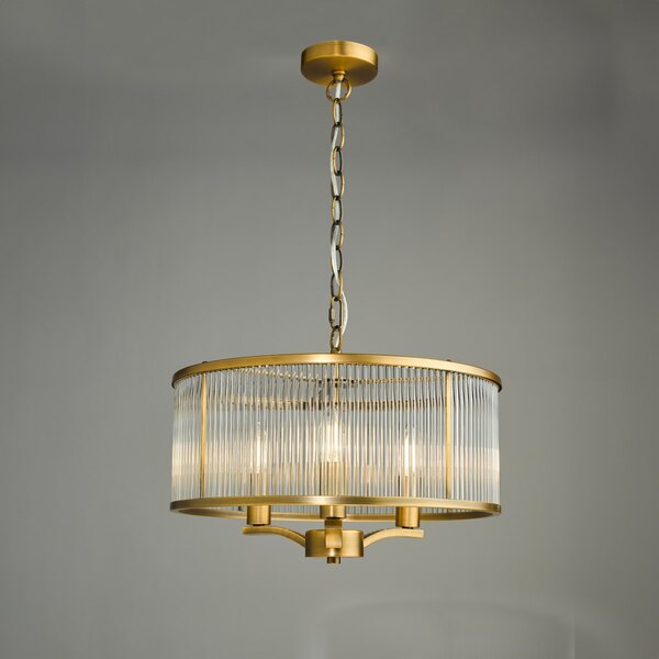 Dar Lighting glamour modern függeszték evelyn antik bronz dareve0363