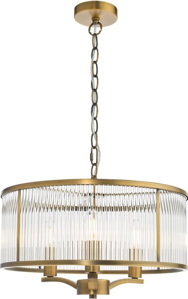 Dar Lighting glamour modern függeszték evelyn antik bronz dareve0363