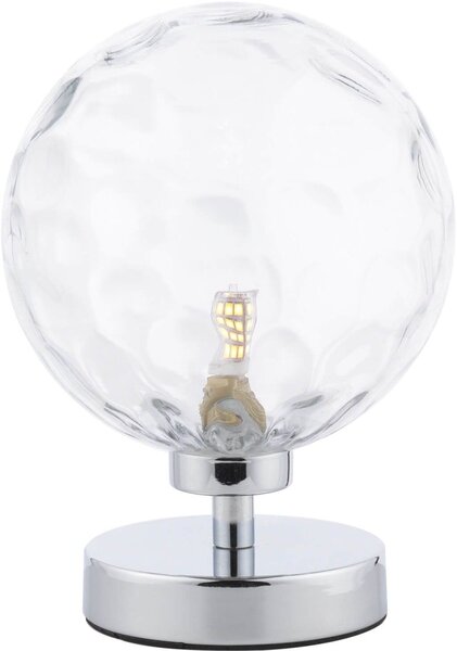Dar Lighting modern asztali lámpa esben csiszolt króm daresb4150-12