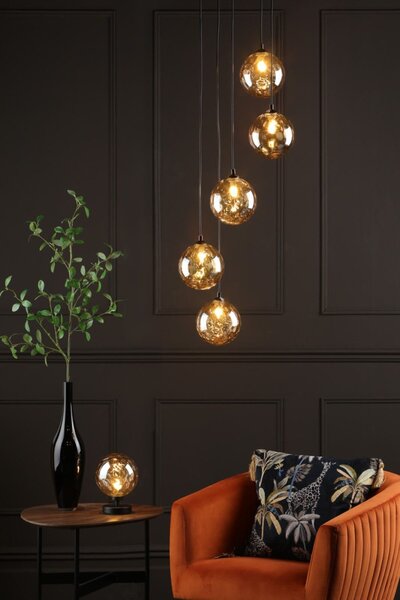 Dar Lighting modern asztali lámpa esben matt fekete daresb4122-11