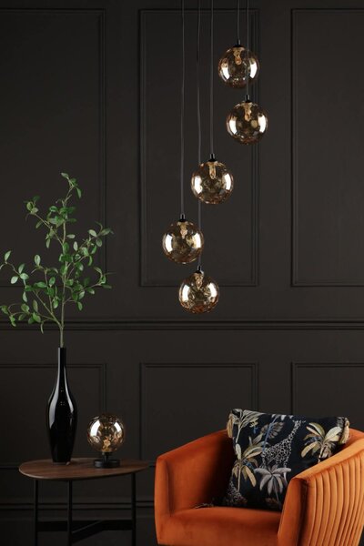 Dar Lighting modern asztali lámpa esben matt fekete daresb4122-11