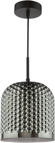Dar Lighting modern függeszték esila matt fekete füstös daresi0110