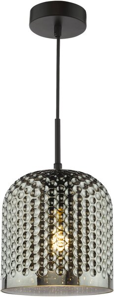 Dar Lighting modern függeszték esila matt fekete füstös daresi0110