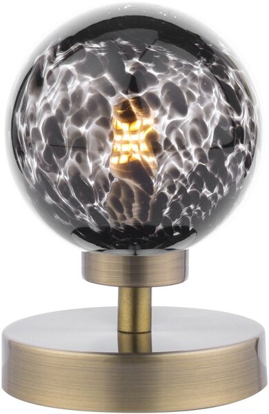 Dar Lighting modern asztali lámpa esben antik sárgaréz fekete daresb4175-21
