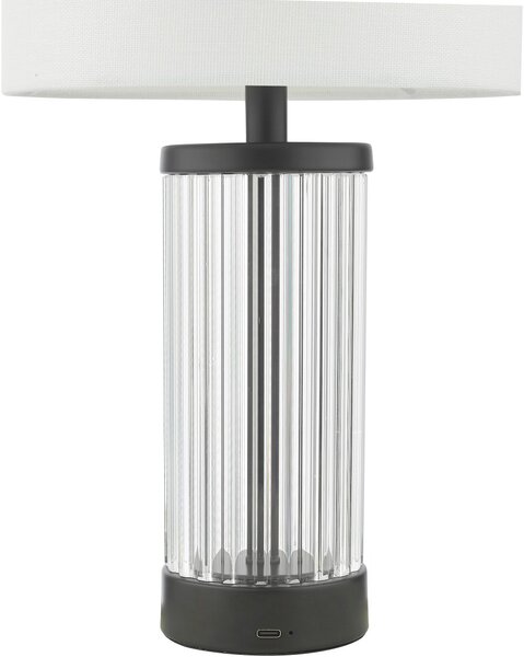 Dar Lighting modern asztali lámpa enrico fekete darenr4122