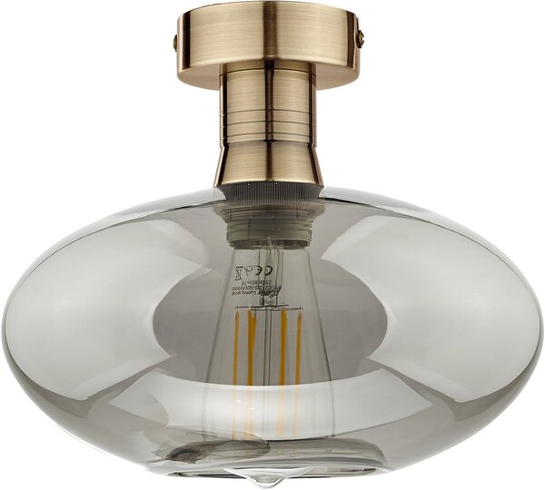 Dar Lighting modern mennyezeti lámpa emerson antik sárgaréz dareme4875-e04