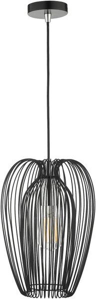 Dar Lighting modern függeszték ero króm matt fekete darero0122