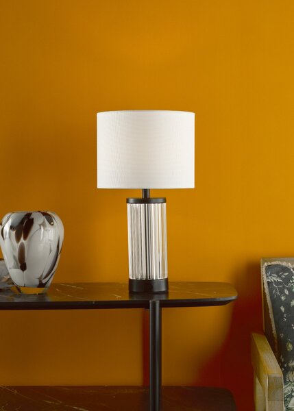 Dar Lighting modern asztali lámpa enrico fekete darenr4122