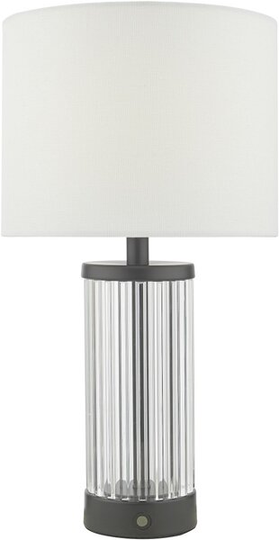 Dar Lighting modern asztali lámpa enrico fekete darenr4122