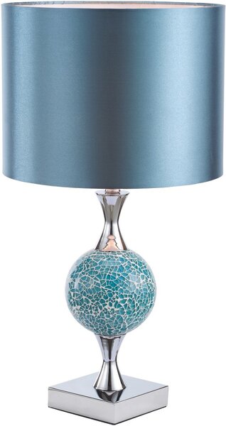 Dar Lighting glamour modern asztali lámpa elsa csiszolt króm darels4223