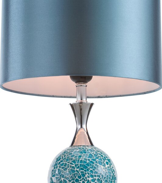 Dar Lighting glamour modern asztali lámpa elsa csiszolt króm darels4223