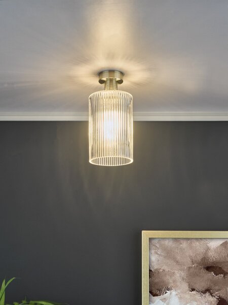 Dar Lighting modern mennyezeti lámpa emerson antik sárgaréz dareme4875-e01