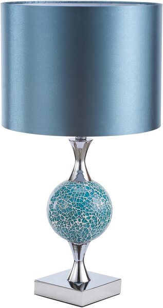 Dar Lighting glamour modern asztali lámpa elsa csiszolt króm darels4223