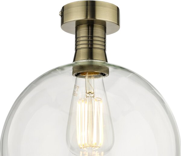 Dar Lighting modern mennyezeti lámpa emerson antik sárgaréz dareme4875-e03
