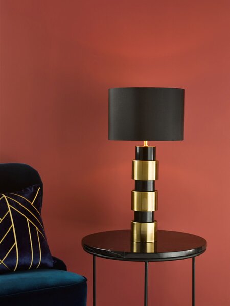 Dar Lighting glamour modern asztali lámpa elwyn arany darelw4254