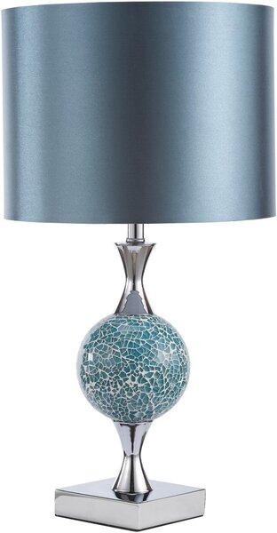 Dar Lighting glamour modern asztali lámpa elsa csiszolt króm darels4223