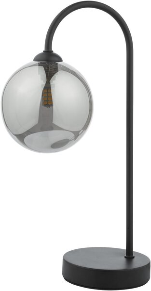Dar Lighting modern asztali lámpa eissa matt fekete dareis4122