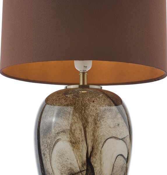 Dar Lighting glamour modern asztali lámpa egas barna darega4229