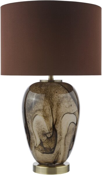 Dar Lighting glamour modern asztali lámpa egas barna darega4229
