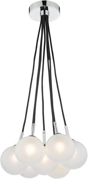 Dar Lighting modern függeszték elpis fehér csiszolt króm darelp342-02