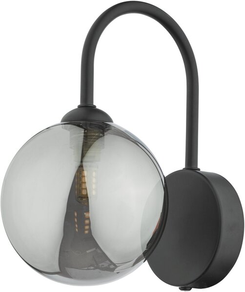 Dar Lighting modern fali lámpa eissa matt fekete dareis0722
