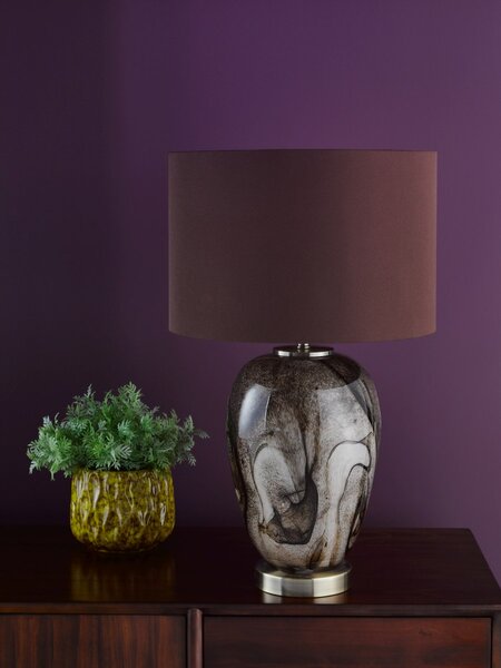 Dar Lighting glamour modern asztali lámpa egas barna darega4229