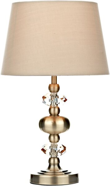 Dar Lighting glamour modern asztali lámpa edith antik sárgaréz daredi4175