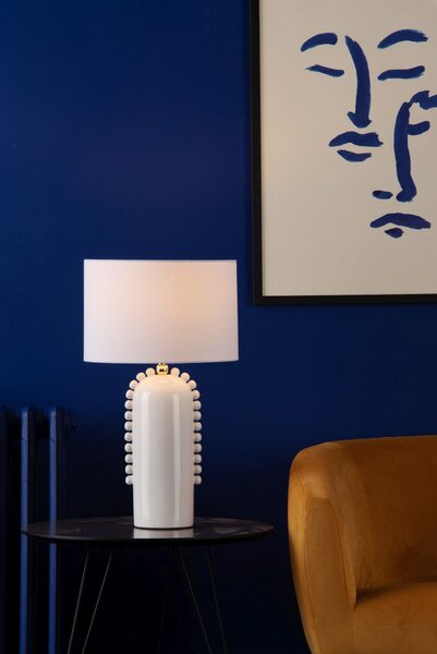 Dar Lighting modern asztali lámpa dolce fehér dardol4202