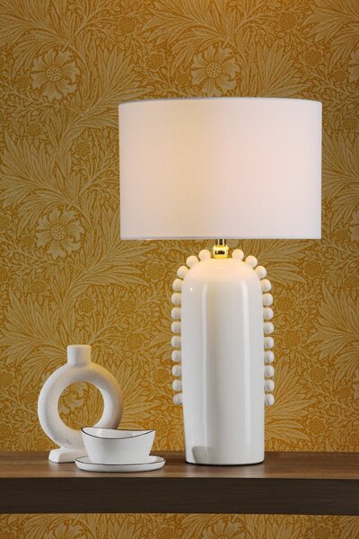Dar Lighting modern asztali lámpa dolce fehér dardol4202