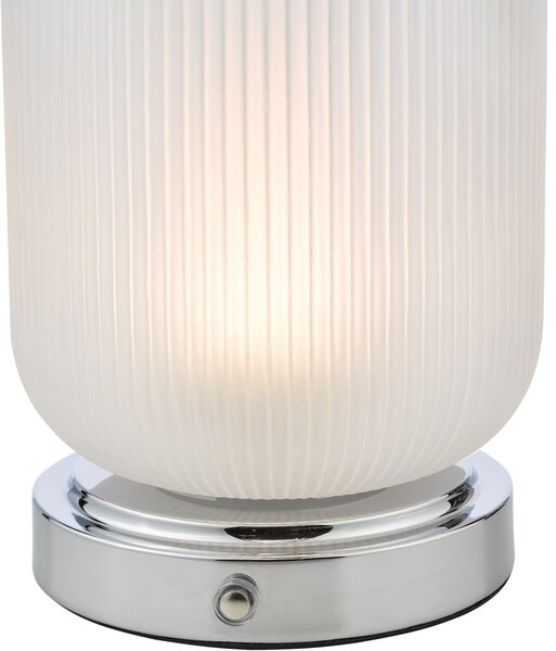 Dar Lighting modern asztali lámpa echo csiszolt króm darech4150
