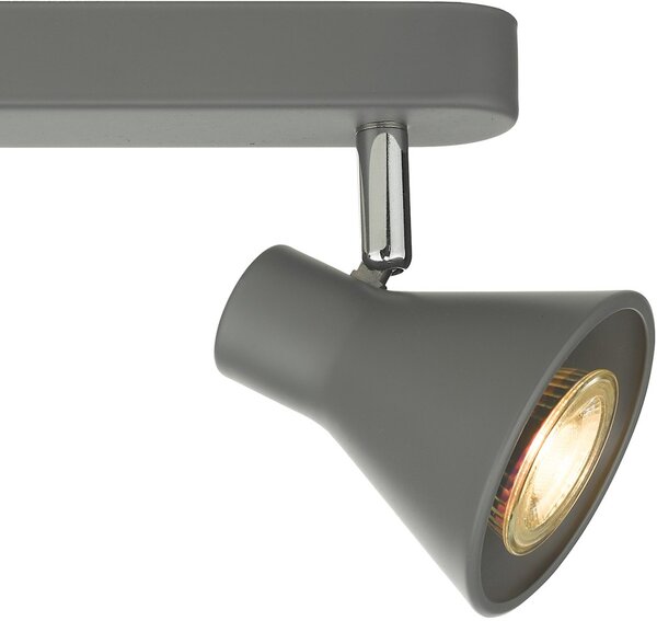 Dar Lighting modern spot lámpa diza szürke dardiz7339