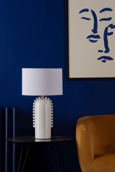 Dar Lighting modern asztali lámpa dolce fehér dardol4202