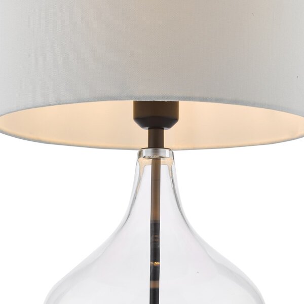 Dar Lighting modern asztali lámpa drago fekete dardra4222