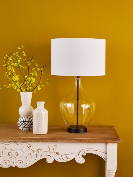 Dar Lighting modern asztali lámpa drago fekete dardra4222