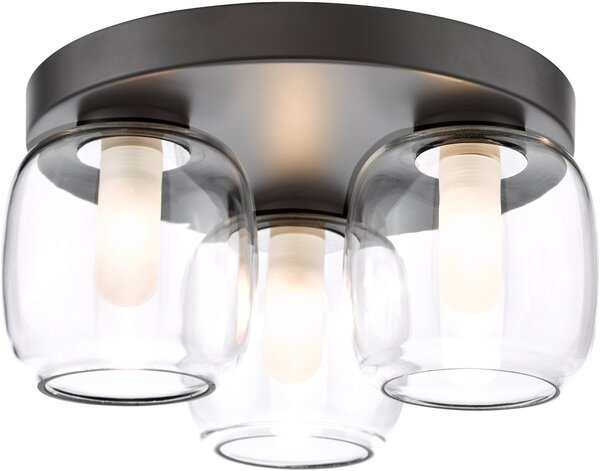 Dar Lighting modern mennyezeti lámpa edaline matt fekete dareda5322
