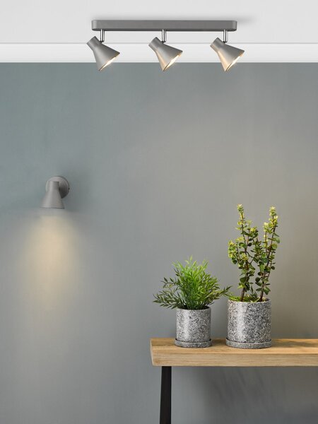 Dar Lighting modern spot lámpa diza szürke dardiz7339