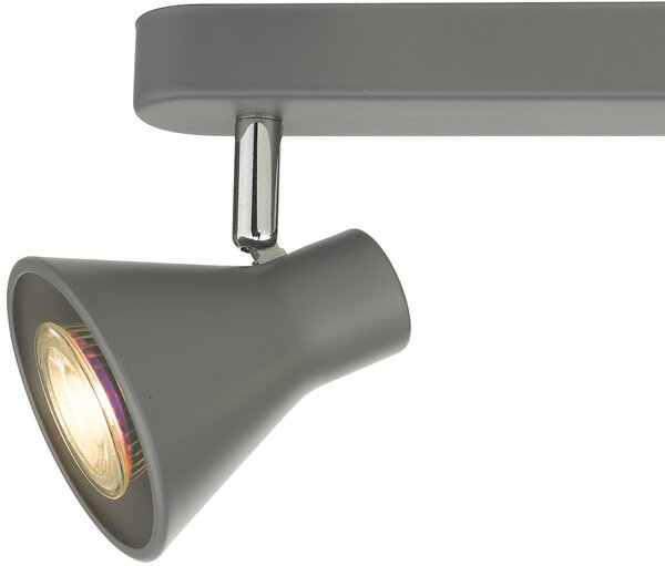 Dar Lighting modern spot lámpa diza szürke dardiz7339