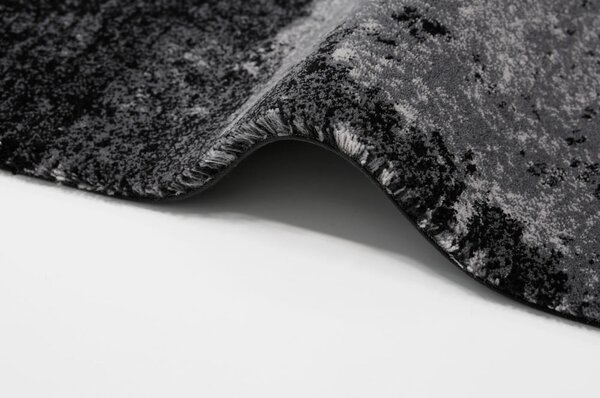 Sötétszürke gyapjú szőnyeg 120x180 cm Bran – Agnella