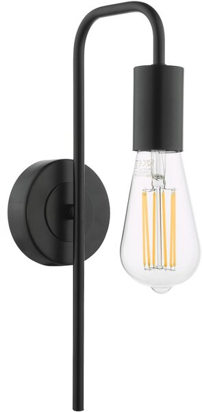 Dar Lighting modern fali lámpa dena matt fekete darden0722
