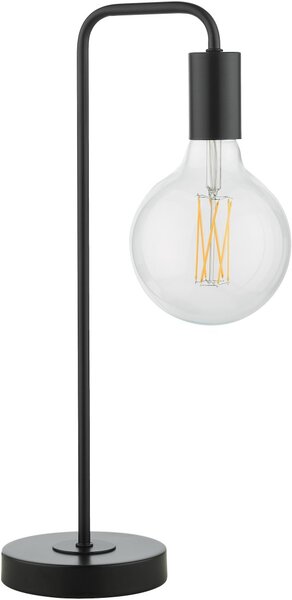 Dar Lighting modern asztali lámpa dena matt fekete darden4222