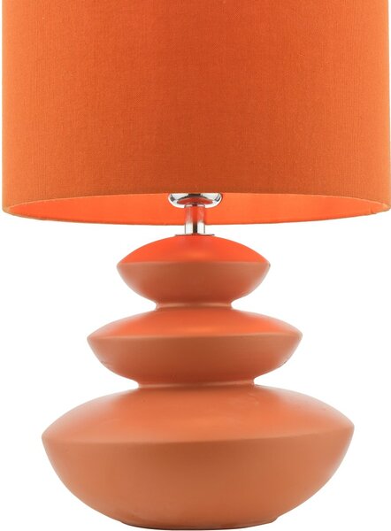 Dar Lighting modern asztali lámpa discus narancs dardis4211