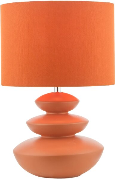 Dar Lighting modern asztali lámpa discus narancs dardis4211