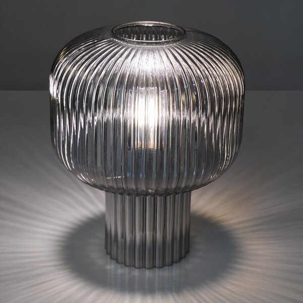 Dar Lighting modern asztali lámpa demarius füstös dardem4210