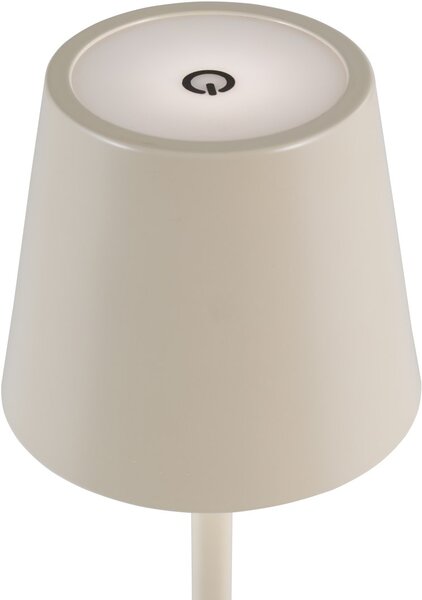 Dar Lighting modern kültéri asztali lámpa derrick szürke darder4239